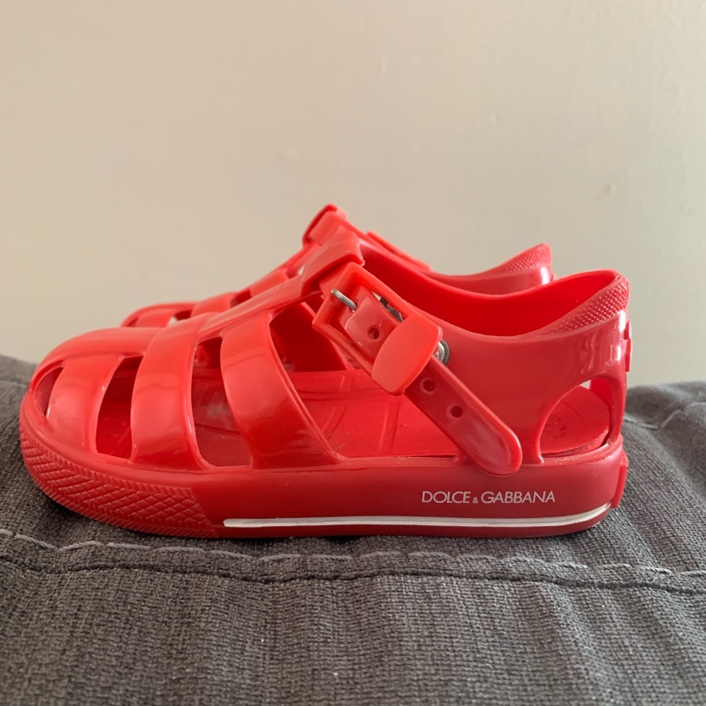 Dolce & Gabbana Toddler Girls Jelly Sandals